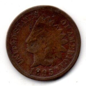Estate Find: 1895 Indian Head Small Cent -Scarce in this condition